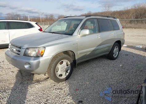 2005 Toyota Highlander Limited V6 from USA, damaged, VIN JTEEP21A750129604